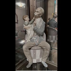 Lladro Retired Figurine, Grandfather #4654, Pristine, Vintage Unboxed